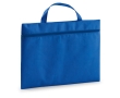 Trade fair bag non-woven fabric and carrying handle colour royal blue