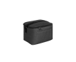 Recycled polyester thermal bag with adjustable strap, 6L colour black