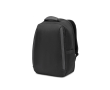 Anti-theft twill backpack, water-repellent, 17\" laptop compartment colour black