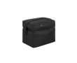 Recycled polyester thermal bag with adjustable strap, 12L colour black