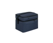 Recycled polyester thermal bag with adjustable strap, 12L colour blue