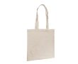 Promotional cotton bag with long handles 100 g/m² colour beige