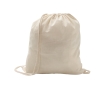 Cotton drawstring backpack 100 g/m² colour light wood