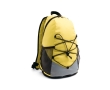 Hiking backpack 600D with mesh side pockets colour yellow
