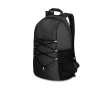 Hiking backpack 600D with mesh side pockets colour black