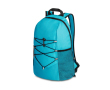 Hiking backpack 600D with mesh side pockets colour light blue