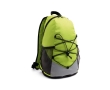 Hiking backpack 600D with mesh side pockets colour light-green