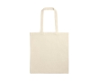 Versatile natural cotton-polyester bag with handles, 140 g/m2 colour natural
