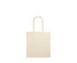 Shopping bag made entirely of cotton, 140 g/m2 colour natural