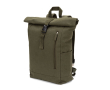 Roll-top backpack with top closure and pockets 17L 380 g/m² colour dark green
