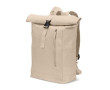 Roll-top backpack with top closure and pockets 17L 380 g/m² colour natural