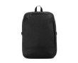 Travel backpack with full opening and pocket, 25 L capacity, 16'' colour black