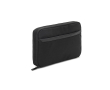Recycled polyester tech accessories organiser bag colour black
