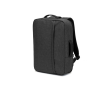Compact recycled polyester backpack with trolley strap, 15.6\" colour dark grey