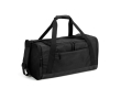 Recycled polyester sports bag with spacious 37L compartment colour black