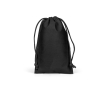 Roll-top cooler bag 7L with adjustable synthetic leather closure colour black