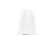 Roll-top cooler bag 7L with adjustable synthetic leather closure colour white