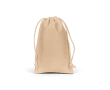 Roll-top cooler bag 7L with adjustable synthetic leather closure colour light brown