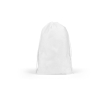 Large non-woven drawstring backpack with heat-sealed closure 60 g/m² colour white