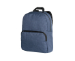 Polyester laptop backpack with plenty of storage 14'' colour blue