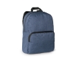 Vintage style laptop backpack ,14'', Cityscape colour blue