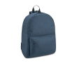 Kid's backpack with front pocket and padded straps colour blue