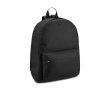 Kid's backpack with front pocket and padded straps colour black