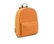 Kid's backpack with front pocket and padded straps colour orange