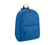 Kid's backpack with front pocket and padded straps colour royal blue