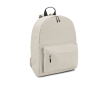 Kid's backpack with front pocket and padded straps colour beige