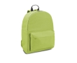 Kid's backpack with front pocket and padded straps colour light-green