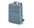 Padded laptop backpack made of polyester, 15.6'', GreyLine colour light blue