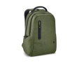 Waterproof laptop backpack with padded backrest, 17'' colour dark green