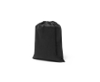 Non-woven drawstring bag with cord closure 60 g/m² colour black