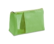 Toiletry bag made of microfibres with zip for travel, Cosmo colour light-green