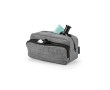Lined toiletry bag for men made of 300D HD, Trend colour grey