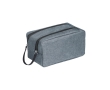 Modern toiletry bag for men with double zip, Urbanstyle colour light blue