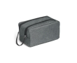 Modern toiletry bag for men with double zip, Urbanstyle colour grey