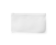 Plastic face mask bag with zipper, Large colour white