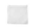 Zip pocket bag for face masks, small colour white