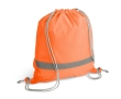 Sports bag with reflective details colour orange