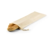 Bread bag made of cotton, Baguette colour natural