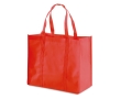 Large non-woven shopping bag, 80gsm, Maltby colour red