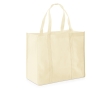 Large non-woven shopping bag, 80gsm, Maltby colour beige