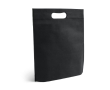 Non-woven bag with die-cut handle, 80 g/m2, Minimart colour black