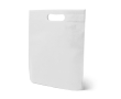 Non-woven bag with die-cut handle, 80 g/m2, Minimart colour white