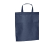 Affordable non-woven bag with short handles, 80 g/m2 colour blue