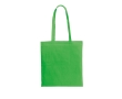 Coloured cotton bag with long handles 105 g/m² colour green