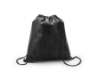 Drawstring made of non-woven material, 80 g/m2, Downtown colour black