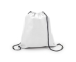 Drawstring made of non-woven material, 80 g/m2, Downtown colour white